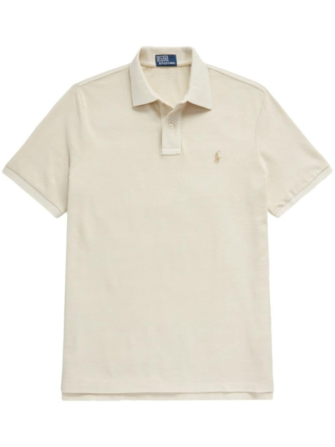 

Polo Ralph Lauren рубашка поло с вышивкой Polo Pony, нейтральный цвет