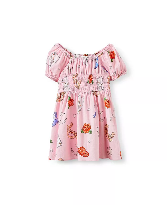 

Платье с пышными рукавами Big Girls Little/Big Emily COTTON ON, мультиколор