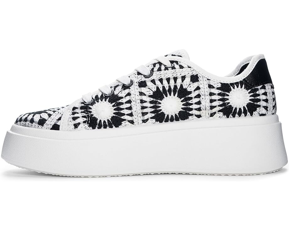 Кроссовки Dirty Laundry Recreation Crochet Sneakers, цвет Black/White Multi — фото 3