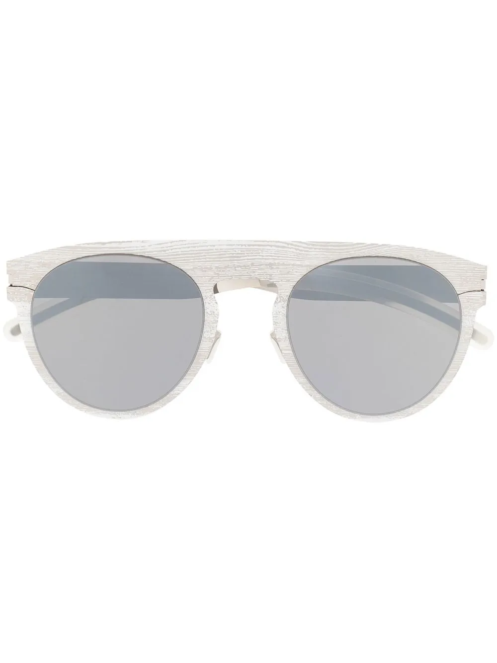 

Солнцезащитные очки в круглой оправе Mykita, серебяный