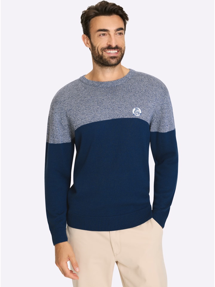 

Свитер с круглым вырезом темно-синего меланжевого цвета WITT WEIDEN