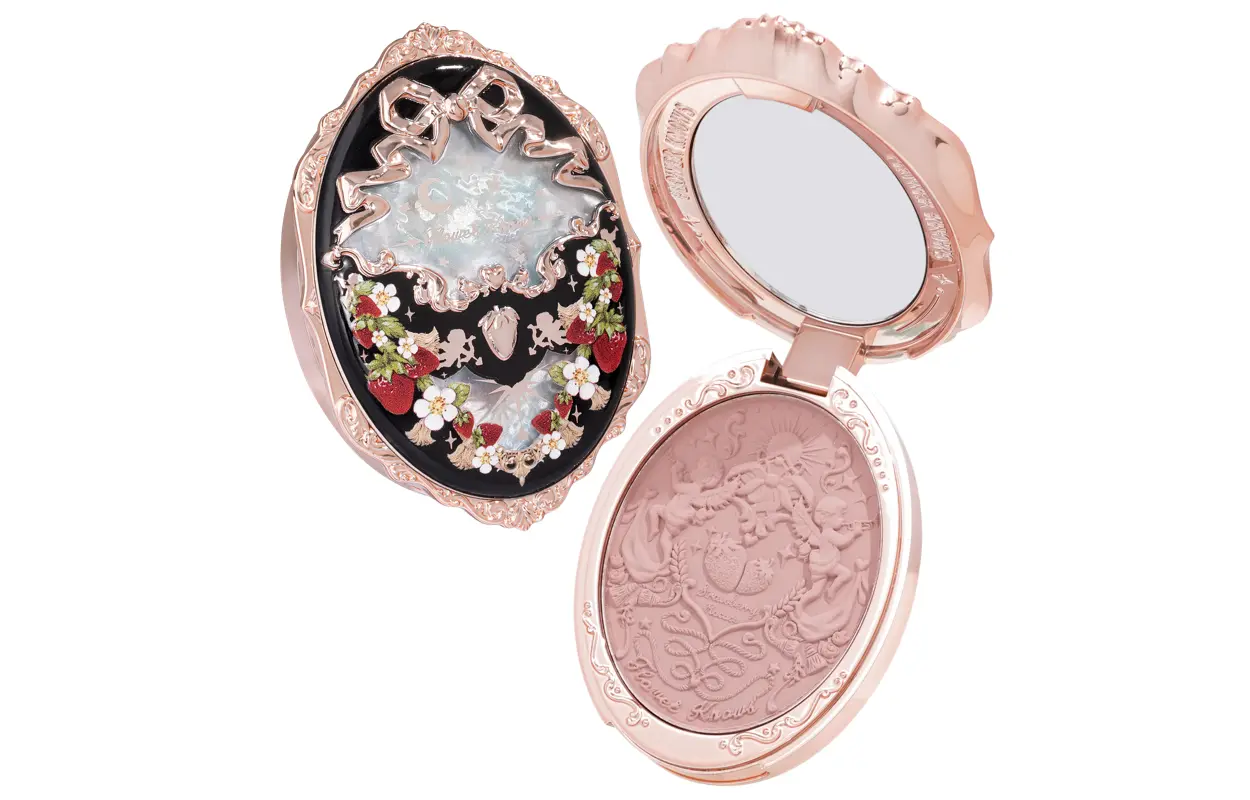 FlowerKnows Strawberry Rococo рельефный румянец для сияющего тона кожи 5г Flower Knows — фото 4