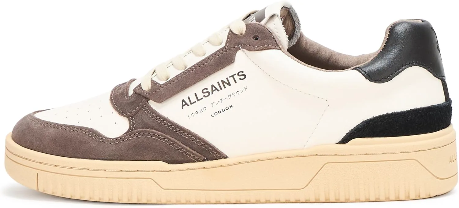 Мужские кеды AllSaints Regan Low Top, белый/серый/черный — фото 2
