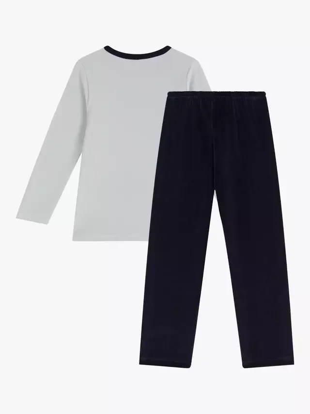 Детский хлопковый пижамный комплект с изображением полярного медведя Petit Bateau — фото 2