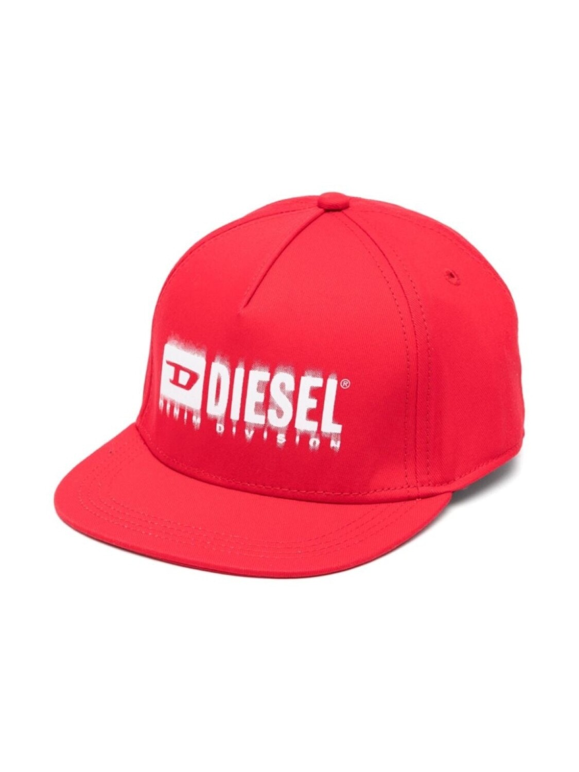 

Бейсболка Diesel Kids с размазанным логотипом, красный