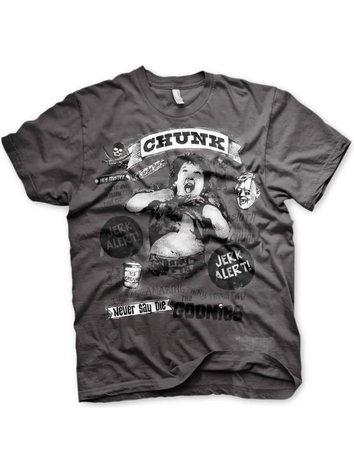 

The Goonies Футболка серого цвета, Серый, The Goonies Футболка серого цвета