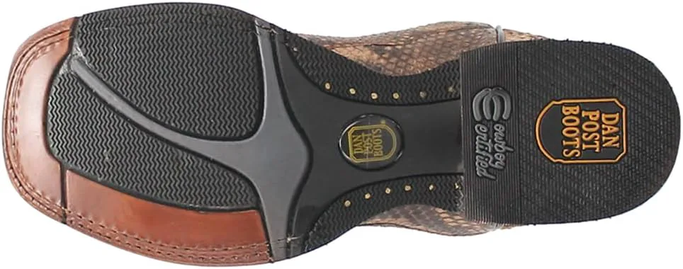 

Мужские сапоги Dan Post Templeton с квадратным носком, вышивкой и средним голенищем - коричневые, серые, коричневый