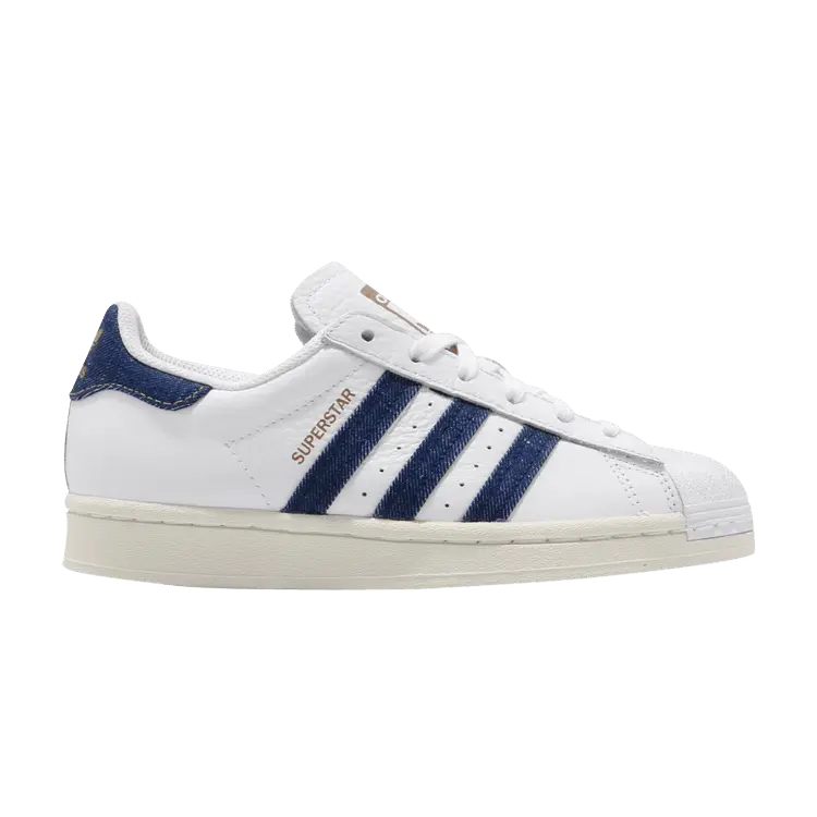 

Кроссовки adidas Superstar 'White Dark Blue', белый