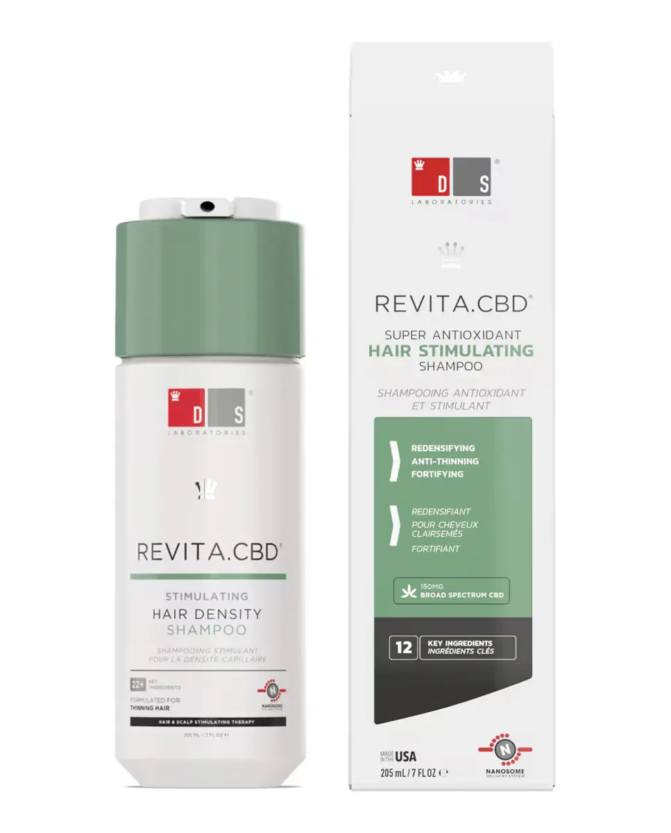 Шампунь Revita CBD против выпадения волос с антиоксидантным и стимулирующим эффектом, 205 мл Ds Laboratories — фото 2