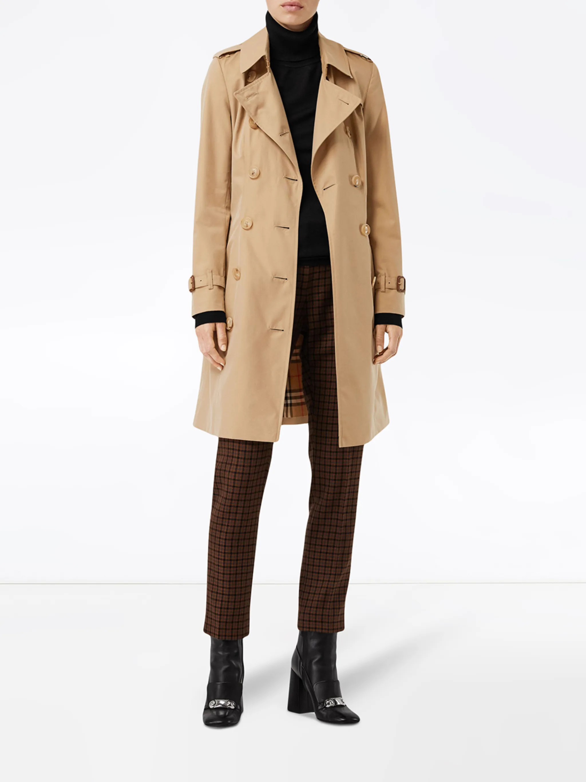 Тренч Burberry The Chelsea Heritage, верхняя одежда, нейтральный — фото 3