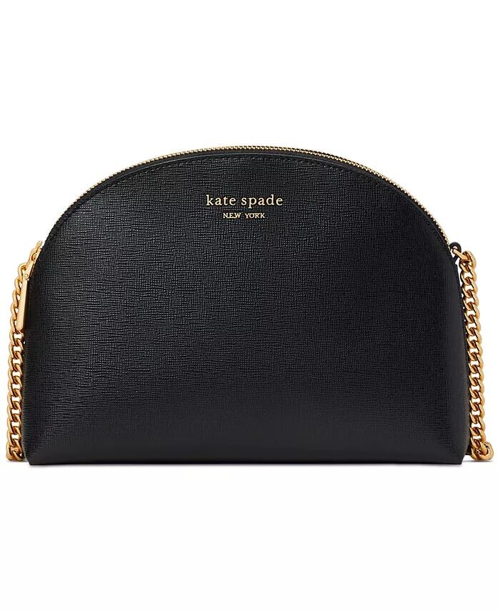 

Кроссбоди с куполом из сафьяновой кожи Morgan Kate Spade New York, черный