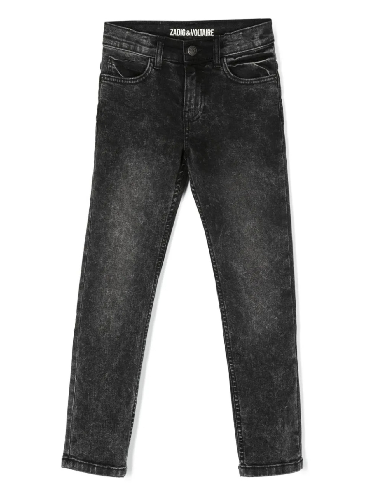 

Zadig & Voltaire Kids джинсы скинни с логотипом, черный