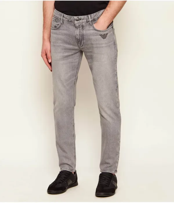 Джинсы j06 slim fit Emporio Armani, серый — фото 3
