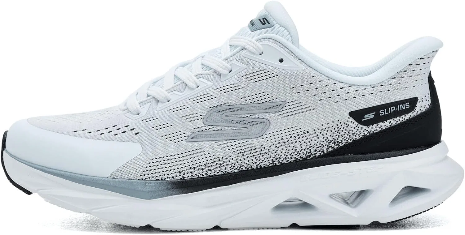 Мужские слипоны Skechers Glide Step Vortex, White — фото 4