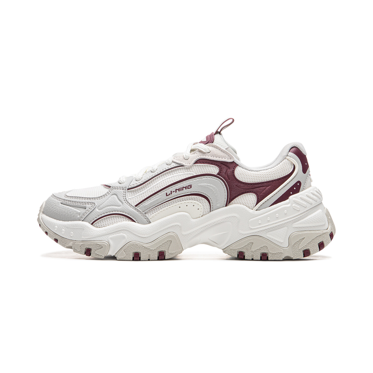 

Кроссовки LINING Brown Sugar V2 Lifestyle Shoes Men Low-top White/Red, белый/красный