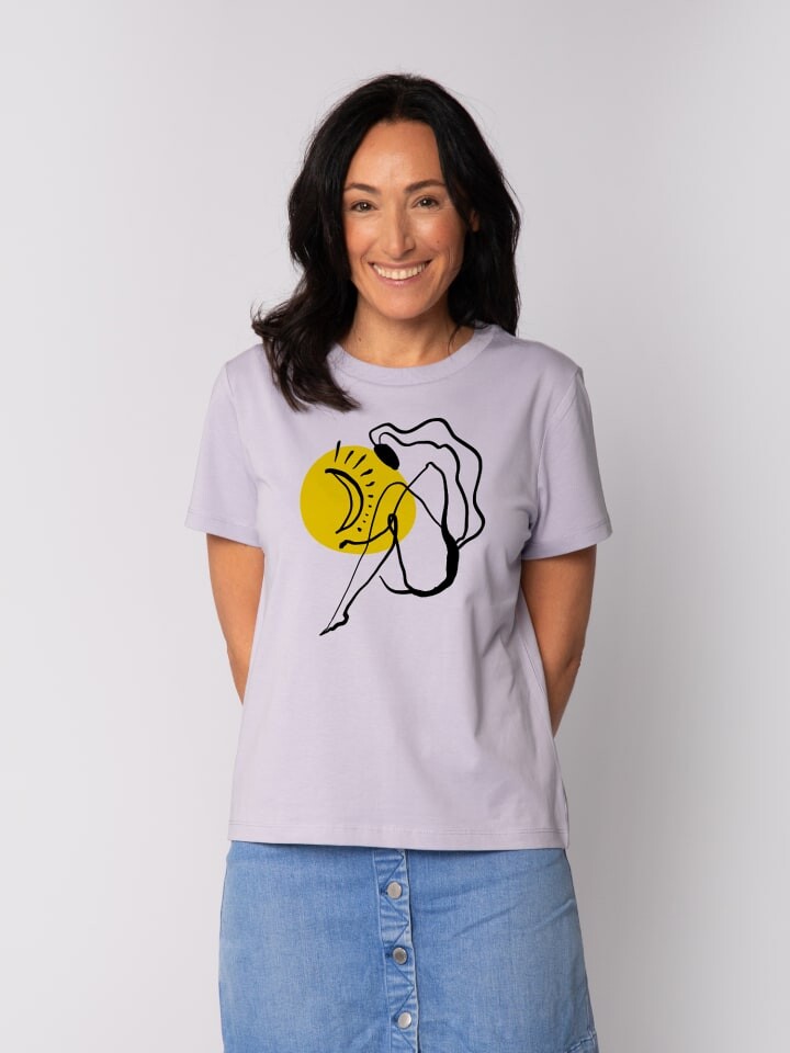 

Футболка wat Apparel T-Shirt Self love, цвет Lavender