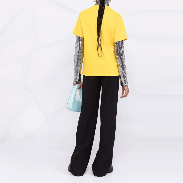 Футболка женская Balenciaga The Simpsons, желтый — фото 3