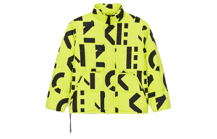 

KENZO Мужскый пуховик зеленый оранжевый, Green Orange