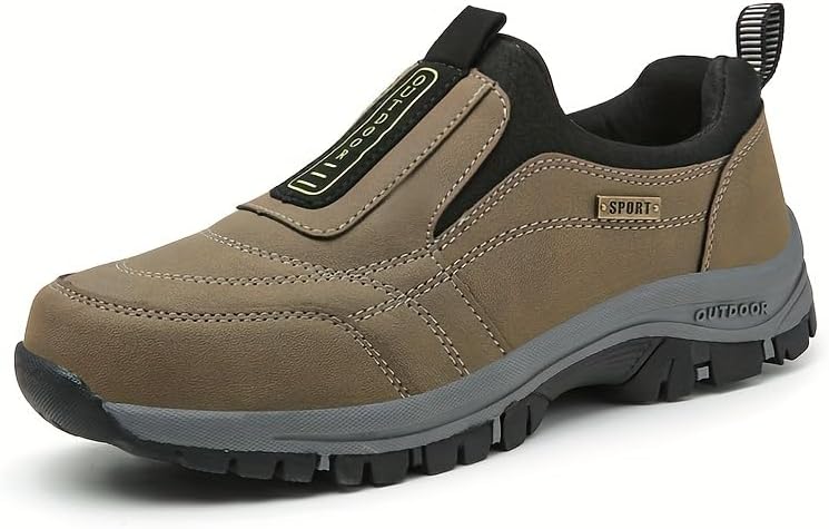 

Мужские кроссовки для походов на шнуровке, износостойкие и нескользящие обувь для охоты и трекинга Generic, хаки