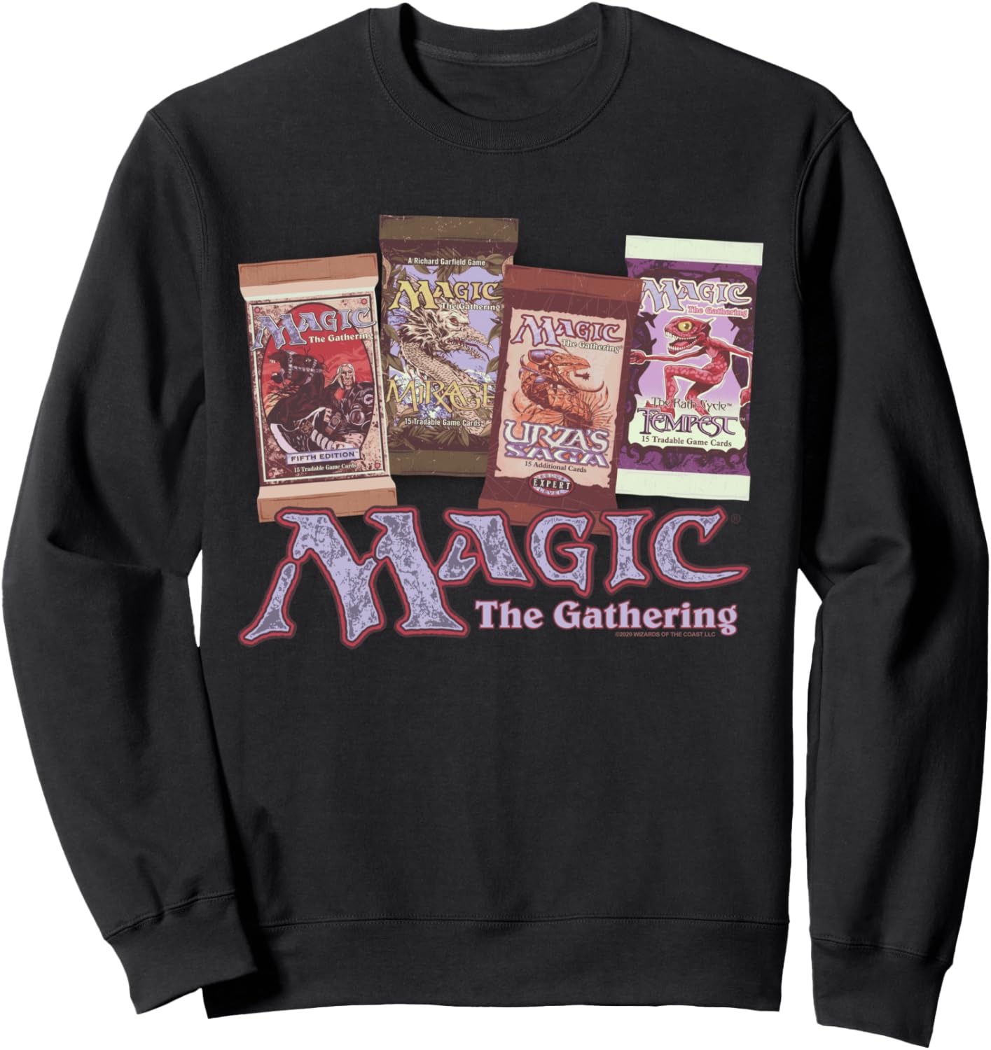 

Толстовка с логотипом наборов карт Magic: The Gathering, черный