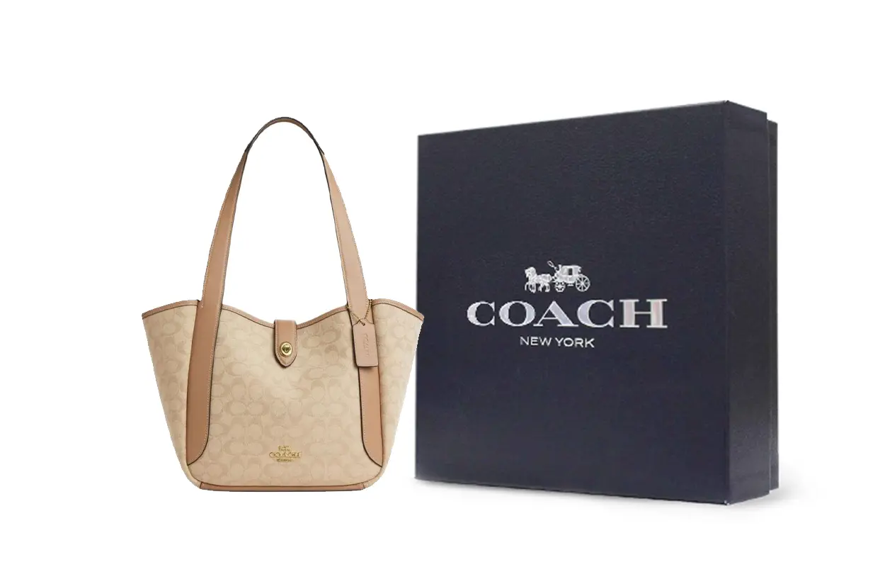 

COACH Сумка-шоппер из ткани и кожи