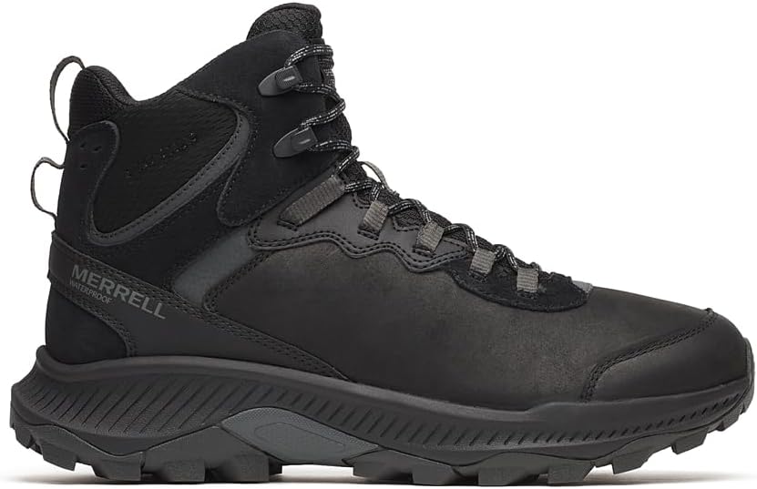

Мужские ботинки Merrell Speed Strike 2 Leather Thermo Mid Waterproof, черный