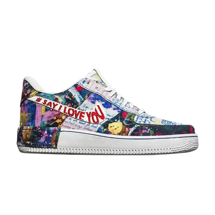

Кроссовки Nike The Shoe Surgeon x Air Force 1 'Say I Love You', разноцветный, Серый, Кроссовки Nike The Shoe Surgeon x Air Force 1 'Say I Love You', разноцветный