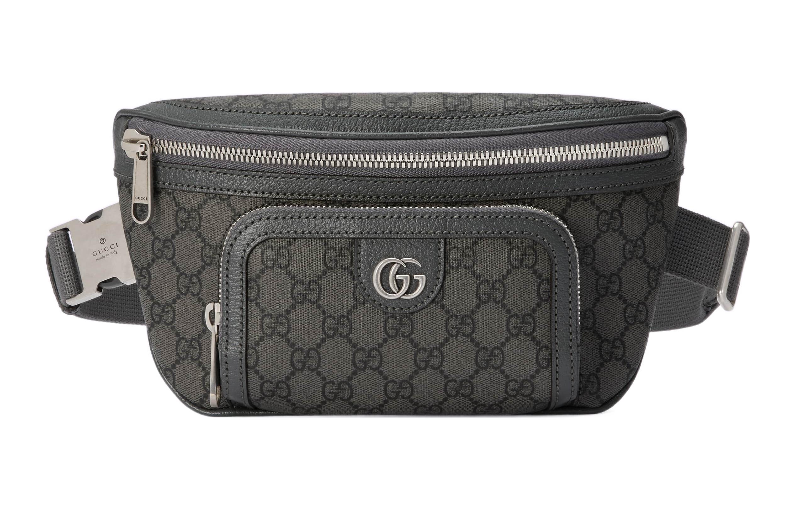 

Мужская поясная сумка Ophidia Canvas, серая GUCCI