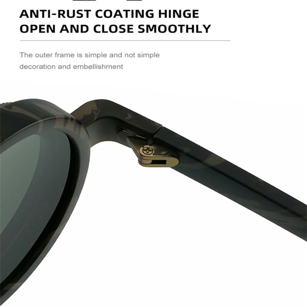 

Модные солнцезащитные очки с регулируемой яркостью, УФ-фильтром UV400, для рыбалки, 9 уровней затемнения, круглые солнцезащитные очки для вождения KTUCN, White