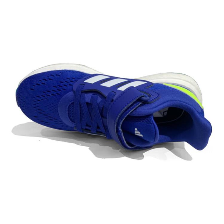 Антискользящие износостойкие низкие детские кроссовки бирюзовые Kids' Adidas, сине-зеленые — фото 4