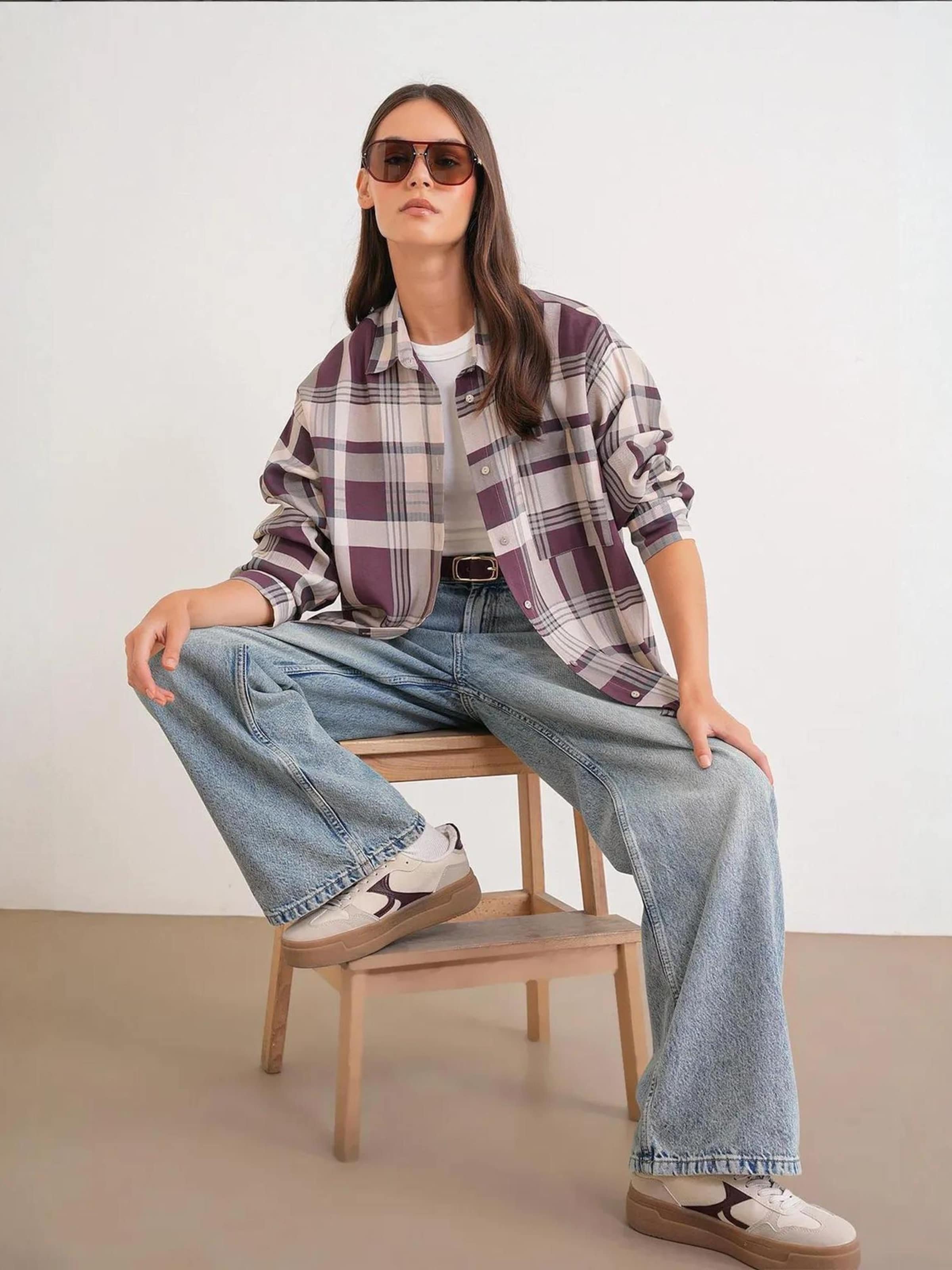 

MixRay Блузка в бордовом цвете