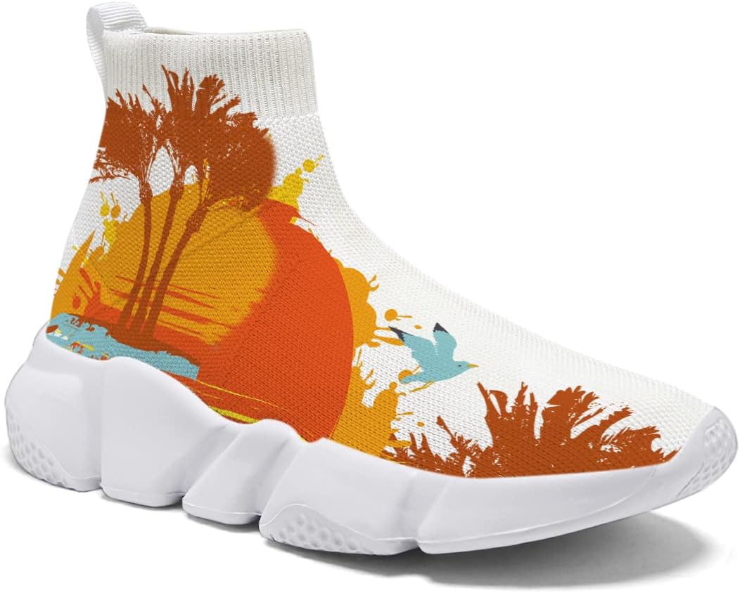 

Мужские модные кроссовки Hetios для отпуска у моря, цветные повседневные носочные кроссовки, Beach Holiday - Friday