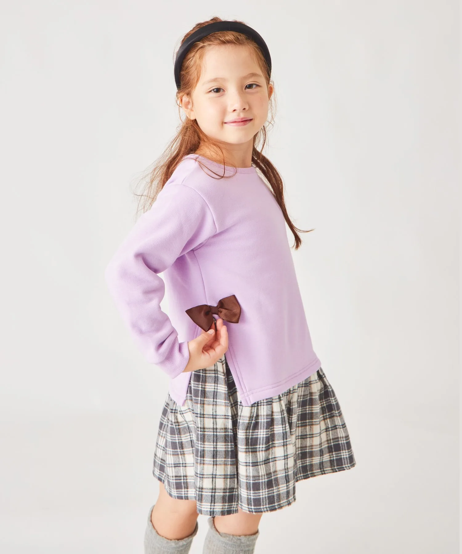 Многослойное платье на флисовой подкладке Ever Closet, Lavender — фото 2
