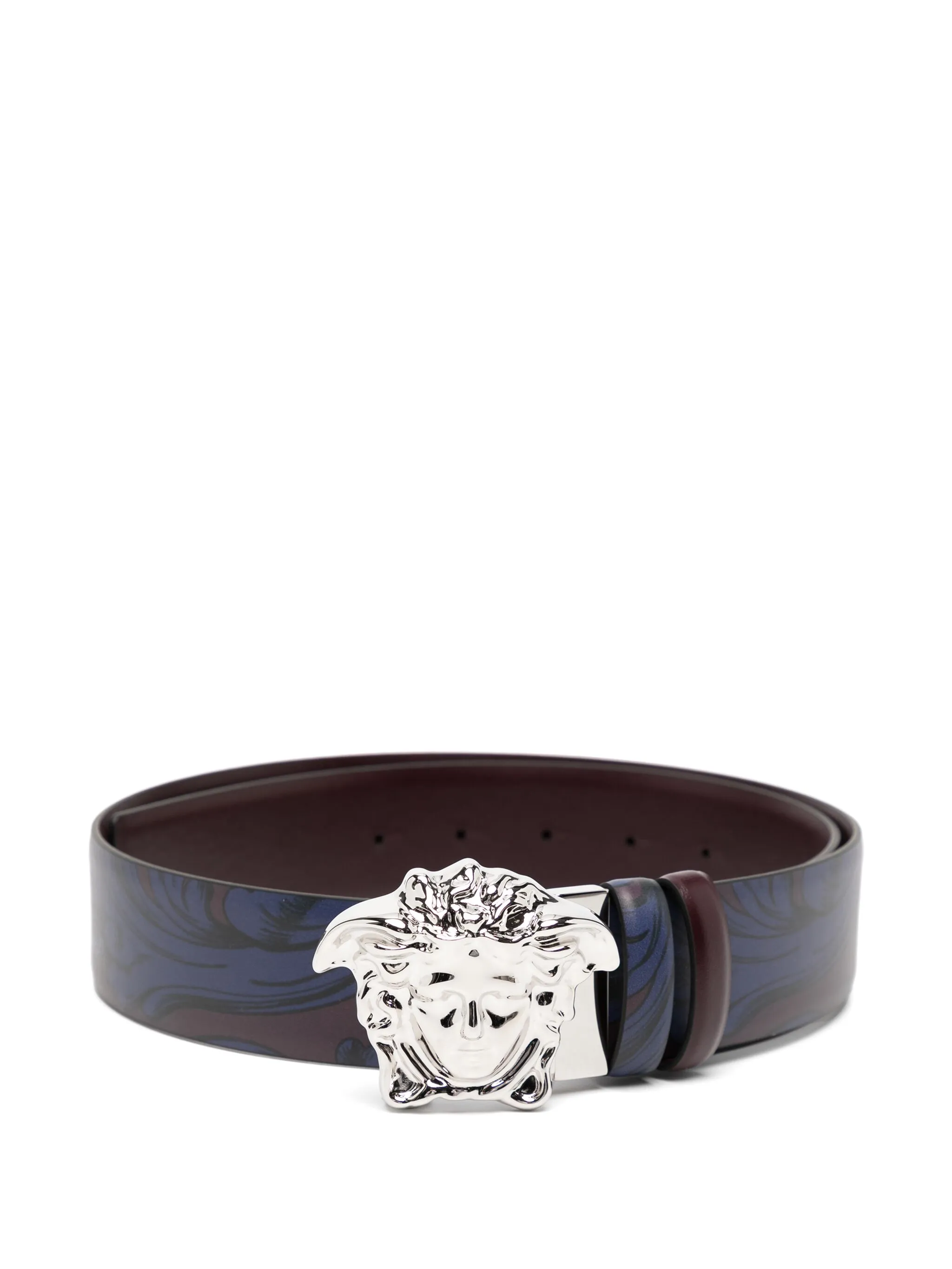 

Кожаный ремень Versace, фиолетовый