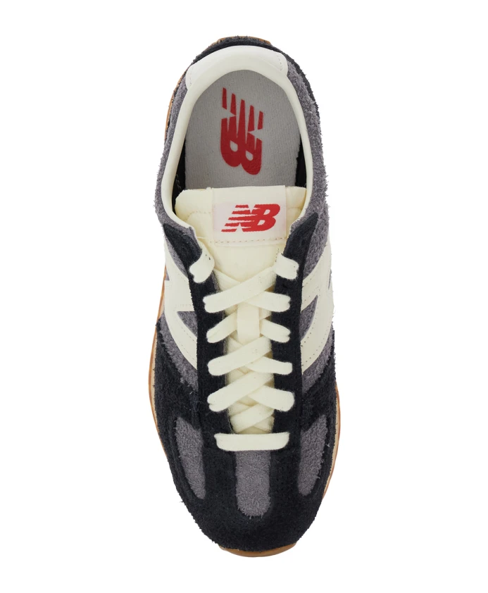 Черные замшевые кроссовки New Balance, мультиколор — фото 4