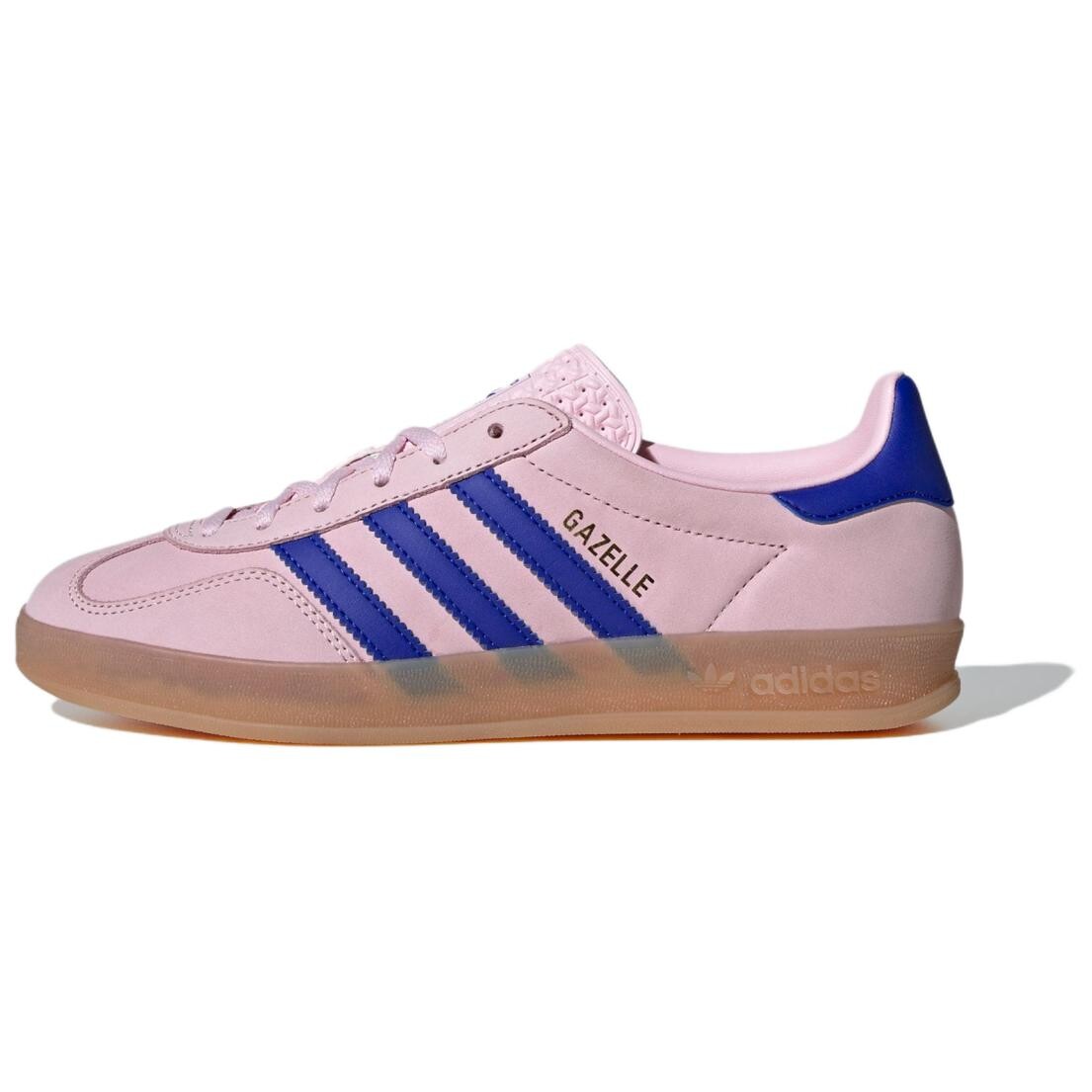 

Кроссовки adidas originals GAZELLE INDOOR Skateboarding Shoes Women's Low-top Pink/Blue, голубой, Синий, Кроссовки adidas originals GAZELLE INDOOR Skateboarding Shoes Women's Low-top Pink/Blue, голубой