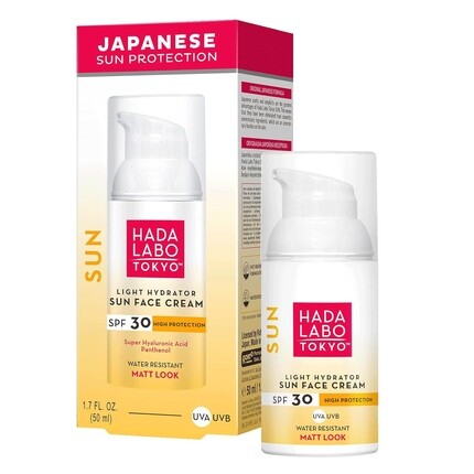 

HADA LABO TOKYO SUN Солнцезащитный крем для лица 50 мл 30 SPF UVA UVB Увлажняющий дневной крем для чувствительной кожи