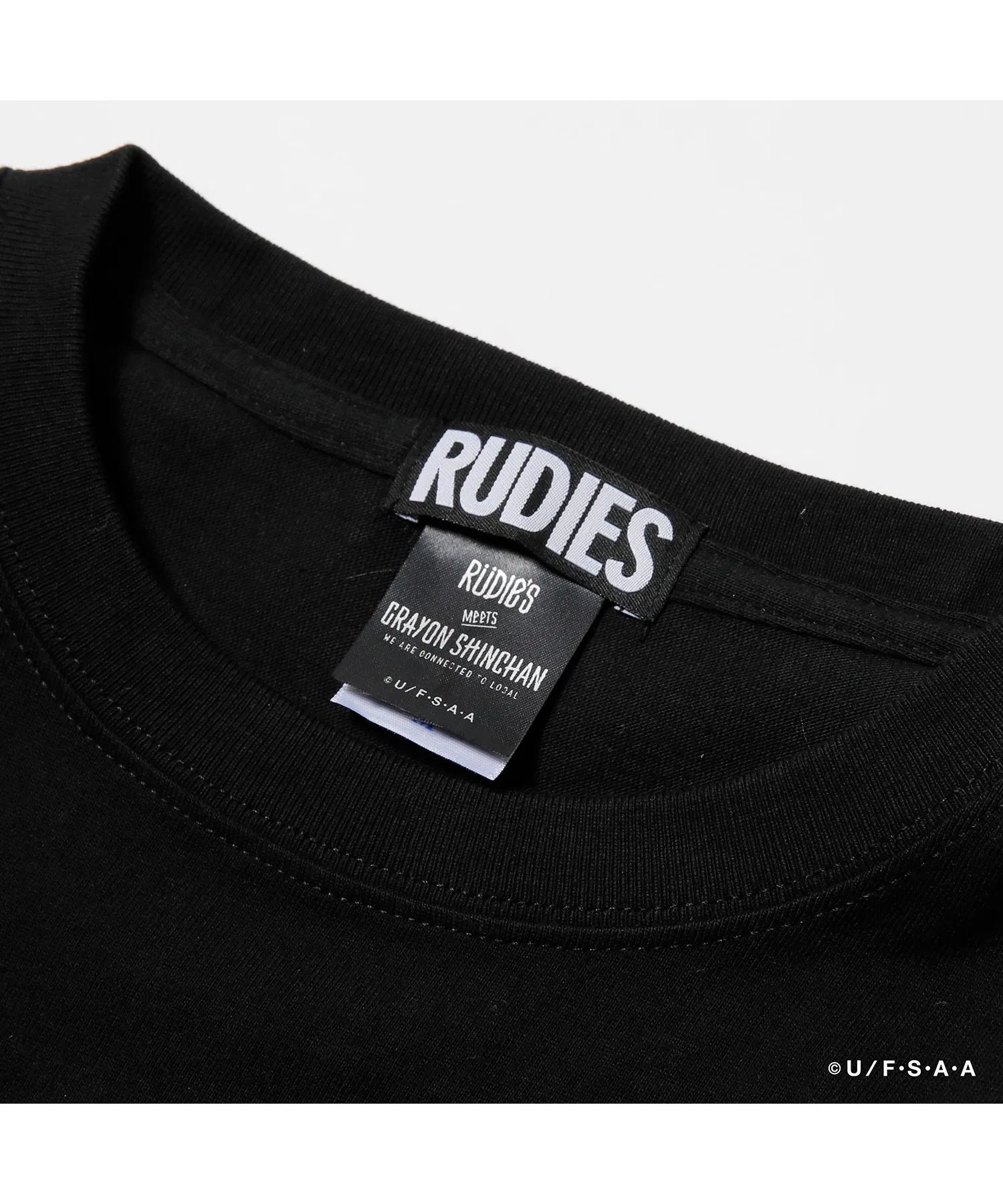 Детская футболка RUDIE'S x CRAYON SHINCHAN KASUKABE VIBRATION синяя — фото 3