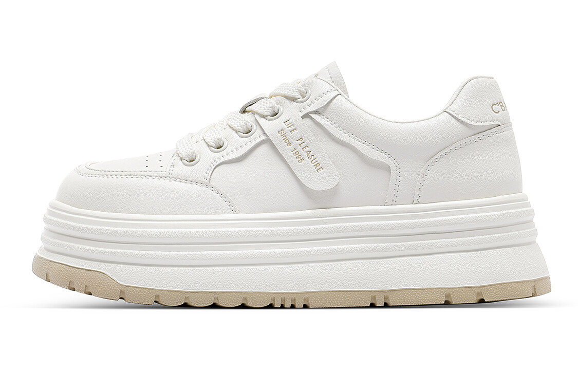 

Кроссовки C°BANNER Skateboarding Shoes Women's Low-top Milk Tea Color, бежевый
