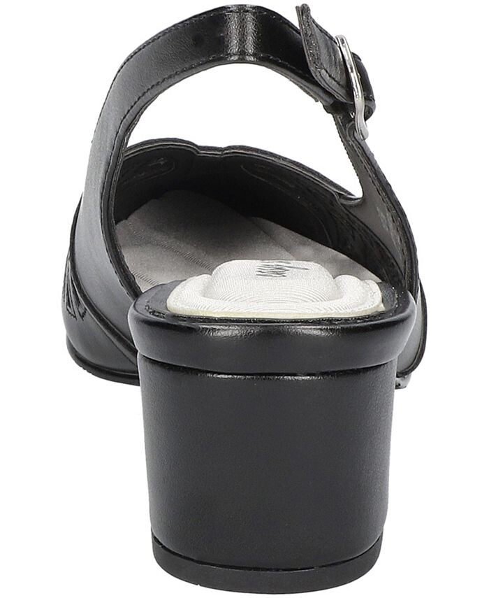 Женские туфли-лодочки с открытой пяткой с пряжкой Bizzy Easy Street, цвет Black — фото 3
