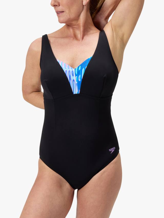 

Купальник OpusGem с моделирующим эффектом Speedo, Indigo Glow