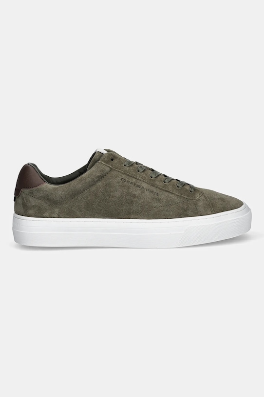 Замшевые кроссовки PREMIUM DRESS CUPSOLE SUEDE Tommy Hilfiger, зеленый — фото 2