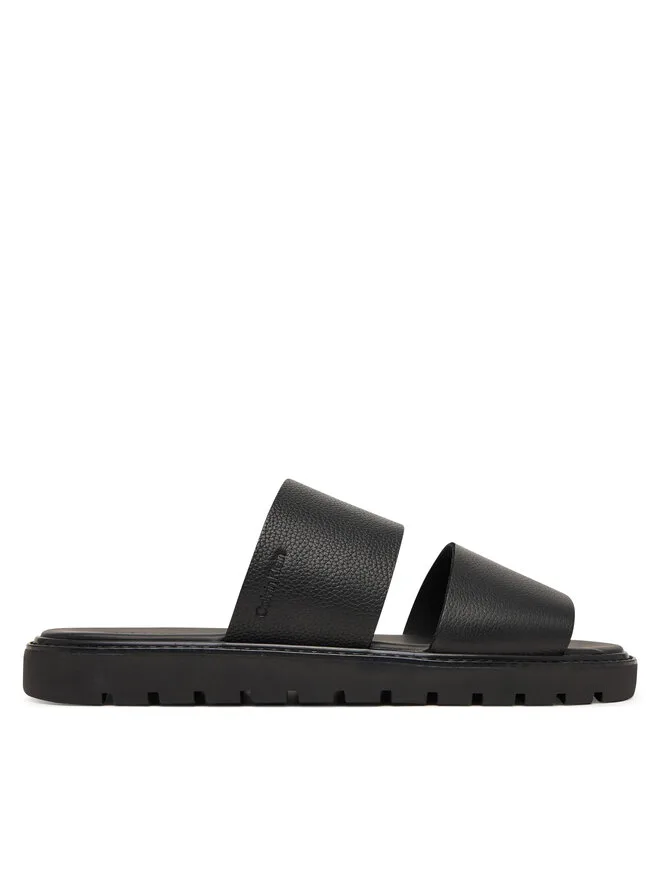 Calvin Klein Мюли, квадратные формованные сандалии Db Lth HM0HM02234, черные