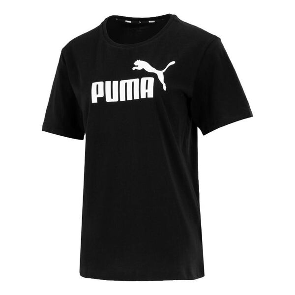 

Футболка logo printing round-neck tee black Puma, черный