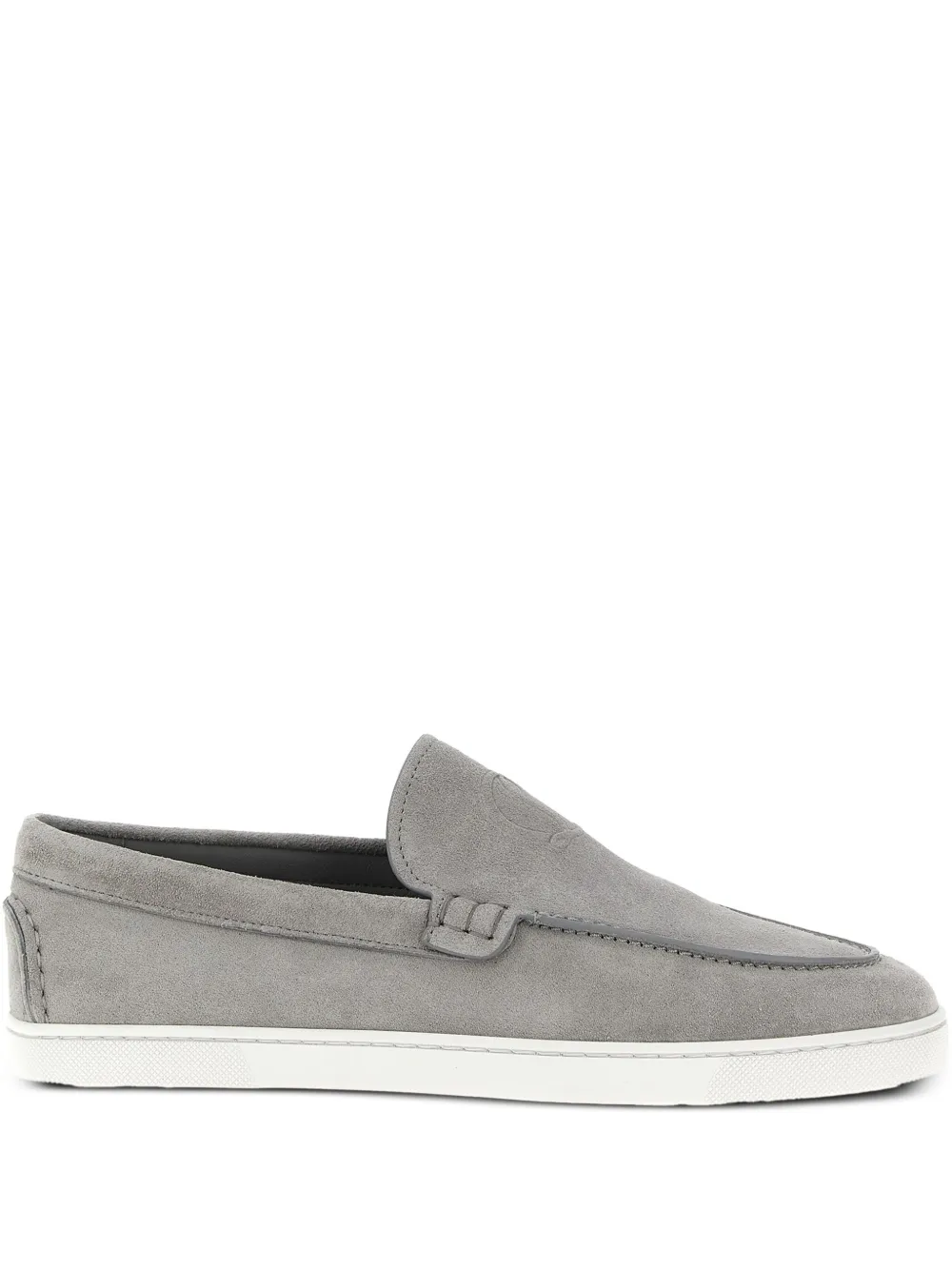 

Лоферы Moonboat Christian Louboutin, серый