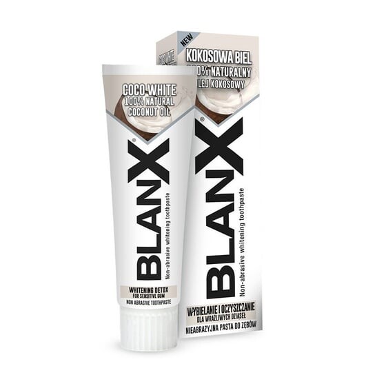 

Отбеливающая зубная паста с кокосовым вкусом, 75 мл Blancx, Blanx