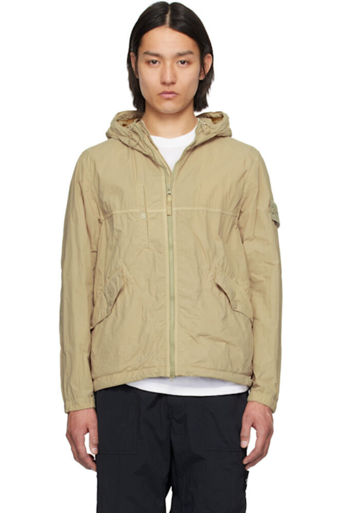 

Бежевая нейлоновая куртка Smerigliato Ghost Stone Island