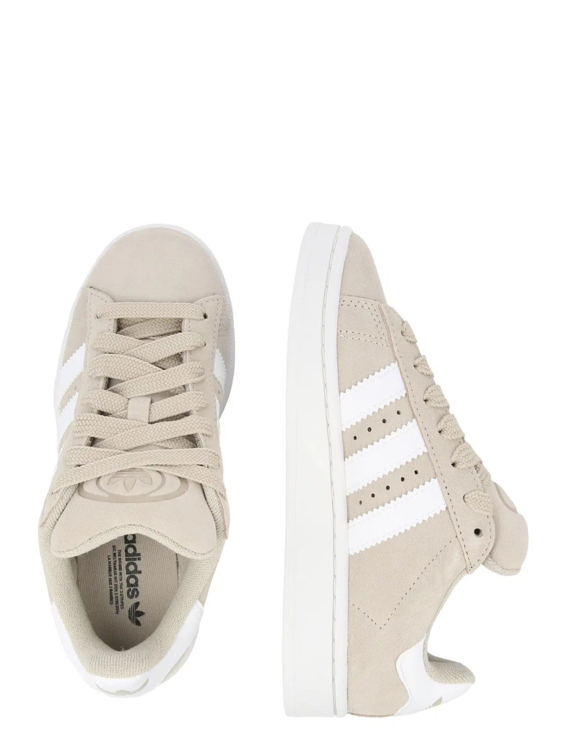 Кроссовки Adidas Originals Campus 00s кремового цвета — фото 2