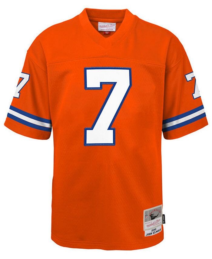Джерси игрока в отставке Big Boys John Elway Denver Broncos Legacy Mitchell & Ness, оранжевый — фото 3