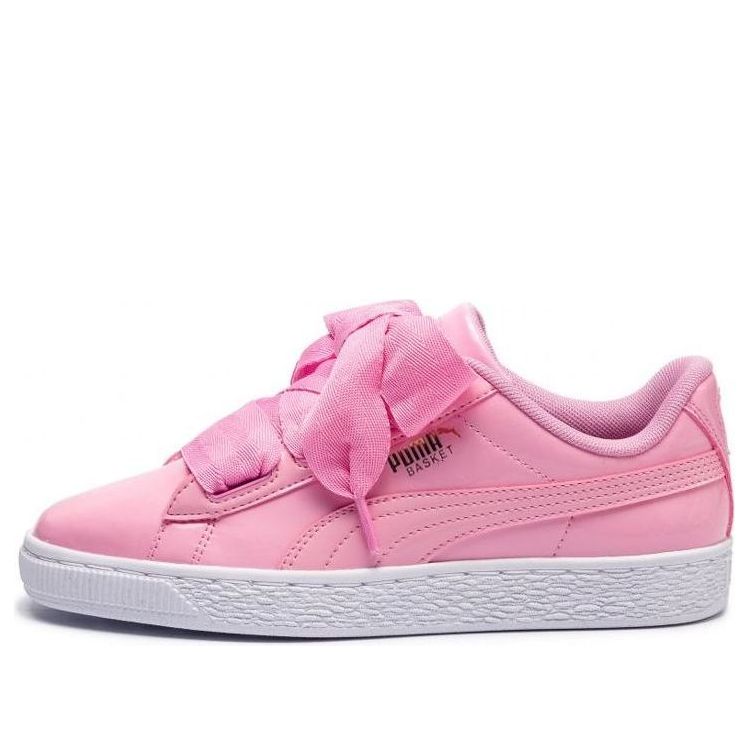 

Кеды PUMA Basket Leather Heart Patent, розовый